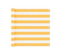 Écran de Balcon Tissu Oxford 90x600 cm Crème Brise vent Ombre de jardin vidaXL