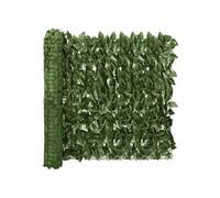 Ecran de Balcon avec Feuilles Clôture de Balcon Brise-vent Ecran d'Intimité Ecran de Protection Jardin Terrasse Extérieur Vert Foncé 300x75 cm