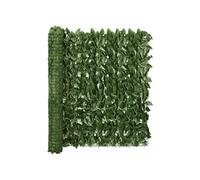 Ecran de Balcon avec Feuilles Clôture de Balcon Brise-vent Ecran d'Intimité Ecran de Protection Jardin Terrasse Extérieur Vert Foncé 500x100 cm