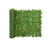 Balkonscherm met groene bladeren 300x100 cm315499