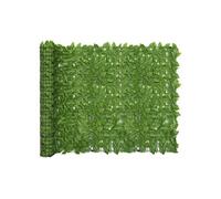 vidaXL Écran de balcon avec feuilles – Tissu en polyéthylène 300x150 cm – Vert