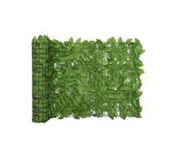 vidaXL Balkonscherm met groene bladeren 300x75 cm315495 Vert G