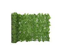 Balkonscherm met groene bladeren 400x75 cm315496