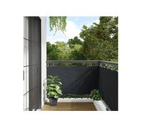 Balkonscherm Oxford textiel 75x400 cm antraciet42324