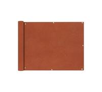 vidaXL Écran de balcon en tissu Oxford 90 x 400 cm Ocre Marron