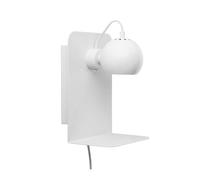 Ball Applique Murale avec USB Blanc Mat