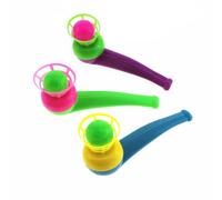 Ball Blowing Toy - Educational Balancing Floating Ball Game For Kids Boys Girls | Hand-Powered Air Blower, STEM Learning Activity, Indoor Fun, Preschoolers, Party Supplies, Goodie Bag Filler, Classroo