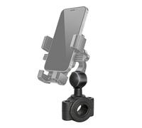 Ball Clamp Mount - Adjustable Angle Clamp for Camera Photography | 1 inch Metal Holder with Non Slip Grip, Slide Rail Film Lighting Support, Video Recording Outdoor Indoor Studio Accessory
