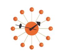 Ball Clock Horloge Orange