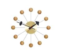 Ball Clock Horloge Rouge Cerise