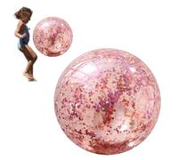 Ball de plage gonflable, conception de confettis de 16 pouces de 16 pouces pour jeu d'été amusant et jeux de piscine, jouet de fête pour adultes appréciant le jeu de piscines avec des amis et