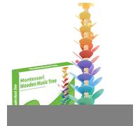 Ball Drop - Feuilles Bocce Tree Baby Ball Track, Éducation précoce en Bois | Color Cognition STEM, intégration Musicale, Apprentissage du Temps de Jeu pour Les 3 à 7 Ans, Chambre pour Tout-Pet