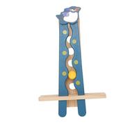 Ball Drop Jouet pour Tout-Petits en Bois - Jouet de Course pour Stimulation Intellectuelle, de Suivi de Balle en Bois de Hêtre pour Le Lien Parent-Enfant