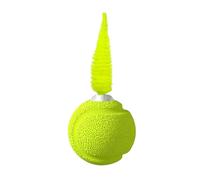 Ball Feathers Cat Toy, 1.97x1.97x4.33 Inches, Interactive Kitten Sound for Play, Bouncy Exercise Toy with Sturdy Design, Entertainment Accessory for Indoor Cats Kittens Outdoor Boredom Relief Activity