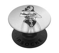 Ball Gag Bondage Latex Cuir Lingerie Sexy Pin Up Girl PopSockets PopGrip Interchangeable