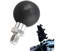 Ball Head Mount - Motorcycle Handlebar Camera Adapter, Adjustable Joint Bracket, Weather Resistant Action Holder, Secure Grip Design | Cycling Accessories, Outdoor Sports, Road Trips, Video Recording