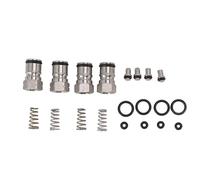 Ball Lock Keg Posts Inox 18mm Filetage Femelle, Ressort Poppet Renforcé pour Fûts Vin, Sirop et - Étanchéité Fiable, Durable, Idéal pour Brassage Maison