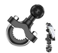 Ball Mount Holder - Rearview Mirror Bracket with Slanted Ball Joint | Head Adapter Balls Base for Motorcycle | Non-Slip Rearview Mirror Mounting Bracket Waterproof Motorcycle Accessories for Motorbike