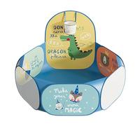 Ball Pit Playpen - Kids Foldable Play Tent, Child Activity Ball Pit, Easy Carry Quick Setup, Encourage Active Play, Premium Playroom Gear, Bedroom Living Playroom 31.5x42.52x46.46 Inches