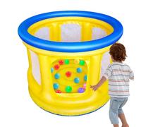 Ball Pit Pool Trampoline Bouncer Inflatable Bounce House 20 Balls Portable | Practical Inflatable Bounce House 20 Balls Portable Inflatable Fun Jump, Robust Ball Pit Pool Trampoline Bouncer For Backyard