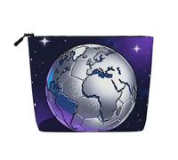 Ball Planet Space Trousse de maquillage légère imitation lin