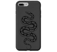 Ball Python Collection Snake Line Art - Anthracite Coque pour iPhone 7 Plus/8 Plus