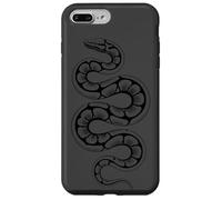 Ball Python Collection Snake Line Art - Anthracite Coque pour iPhone 7 Plus/8 Plus
