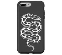 Ball Python Collection Snake Line Art - Anthracite Coque pour iPhone 7 Plus/8 Plus