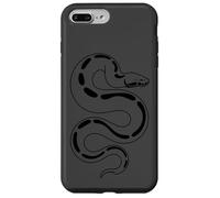Ball Python Collection Snake Line Art - Anthracite Coque pour iPhone 7 Plus/8 Plus