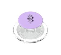 Ball Python Collection Snake Line Art Lilas PopSockets PopGrip pour MagSafe