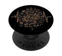 Ball Python Lunettes De Soleil Amoureux Reptiles Serpents PopSockets PopGrip Adhésif