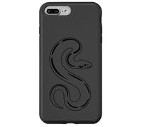 Ball Python Sketch Minimalist Snake - Anthracite Coque pour iPhone 7 Plus/8 Plus
