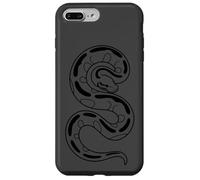 Ball Python Sketch Minimalist Snake - Anthracite Coque pour iPhone 7 Plus/8 Plus