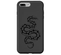 Ball Python Sketch Minimalist Snake - Anthracite Coque pour iPhone 7 Plus/8 Plus