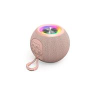 Ball Shape Speaker - Enceinte sans fil Bluetooth autonomie 10 h fonction radio - Rose