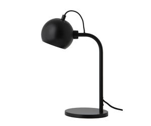 Ball Single Lampe à Poser Noire Mat
