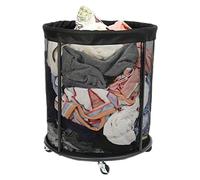 Ball Storage Bin, Balls Organizer, 23.62x23.62x24.41 Inches Portable Container Box & Weather Resistant Design, Large Capacity Basket Net for Outside, Garage, Sports, Pools, Patios, Garden, and Deck