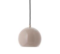 Suspension Ball brillant Ø18cm canopy black HxØ 2.5x11.5cm