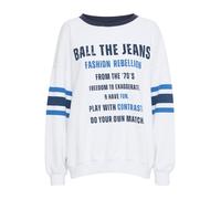 Ball Sweat-shirt 'Rebellion' bleu / bleu foncé / blanc, Taille L