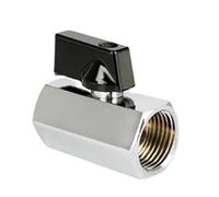 Ball valve 1 pièces Mini robinet à tournant sphérique en laiton 3/4 fileté mâle à femelle vanne d'arrêt for Air eau gaz huile(Female To Female)