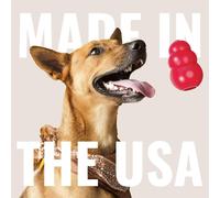Ball with Rope-Dog Toy with Rope for Easy Launch-Natural Rubber Resistant-for Small Dogs-Red
