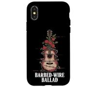 Ballade barbelée Musique Punk Rock Coque pour iPhone X/XS