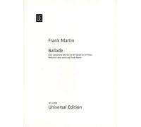 Ballade - Frank Martin - Édition universelle - Saxophone alto, piano - Saxophone alto avec - UE032986
