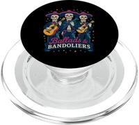 Ballades et bandoliers - Trio Amusant Calavera Mariachi PopSockets PopGrip pour MagSafe