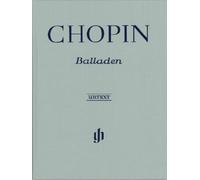 Partitions classique HENLE VERLAG CHOPIN F. - BALLADES Piano