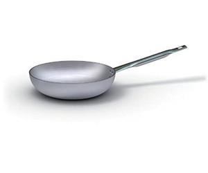 Ballarini - 7002 - Poêle évasée Haute en Aluminium Brut Moderne 20 cm Gris