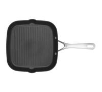 BALLARINI Alba - Poêle Grill Antiadhésive 28 x 28 cm, Aluminium, Noir