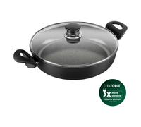BALLARINI Bari Poêle de service avec couvercle, 28 cm, Aluminium, Revêtement antiadhésif en céramique
