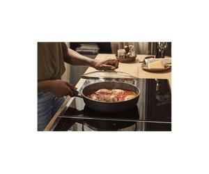 BALLARINI Bari pole frire en cramique avec couvercle, 28 cm rond aluminium re...