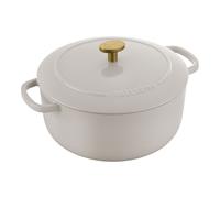 BALLARINI Bellamonte Cocotte 22 cm, Rond(e), Blanc ivoire, Fonte